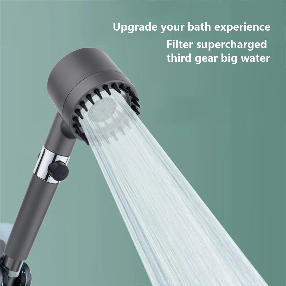 BNB 3 Modes High Pressure Filtered Shower Head